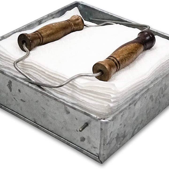 India Overseas Trading Corporation - Wholesale Napkin Holder - Galvanized Metal Napkin Holder3