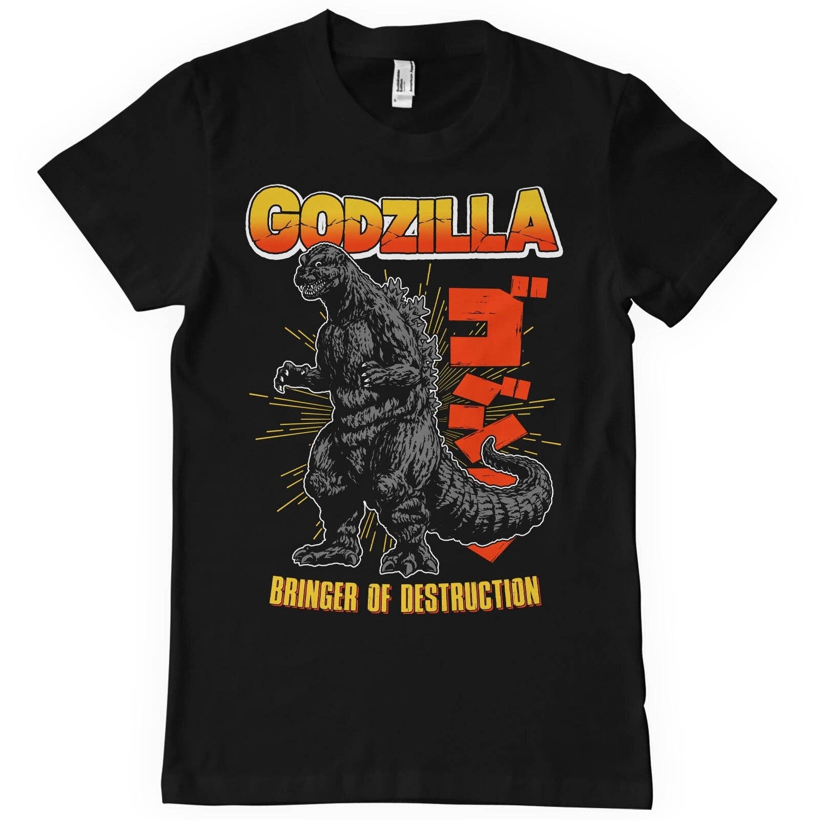 Schwarz Godzilla - Bringer Of Destruction T-Shirt für den Großhandel auf Faire0