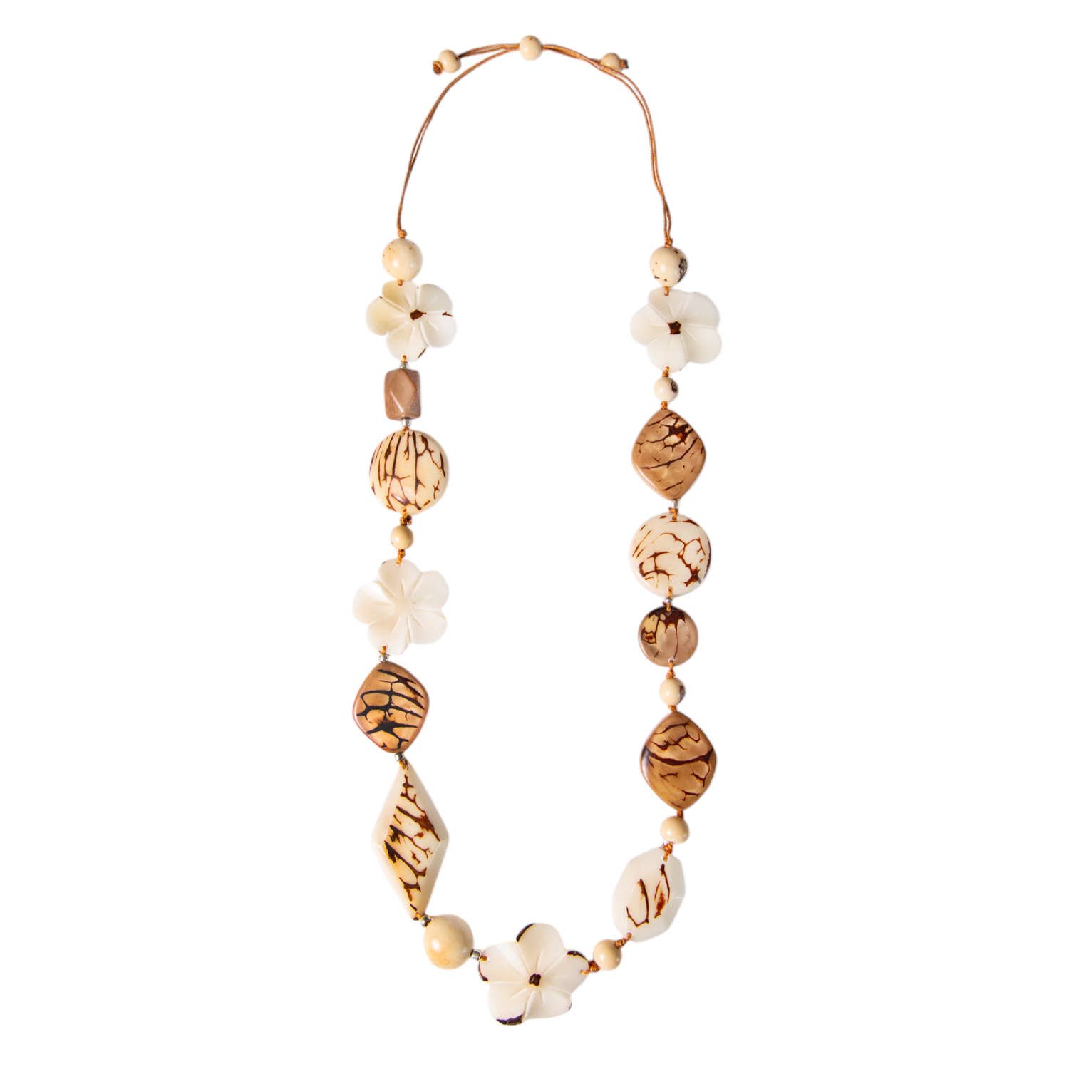 Organic Tagua Jewelry – wholesale Stora halsband – Stephanie Halsband5