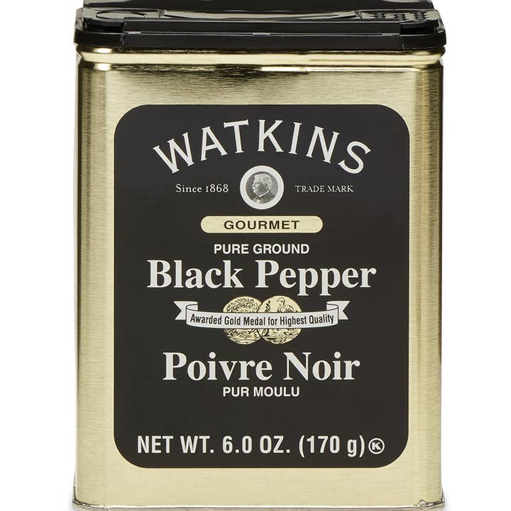 The Watkins Co. - Wholesale Dried Spice - Pure Ground Black Pepper 6 oz