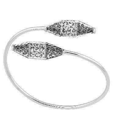 BRACCIALE RIGIDO IN ARGENTO E RUTENIO per la vendita all'ingrosso da parte di Argent Basic