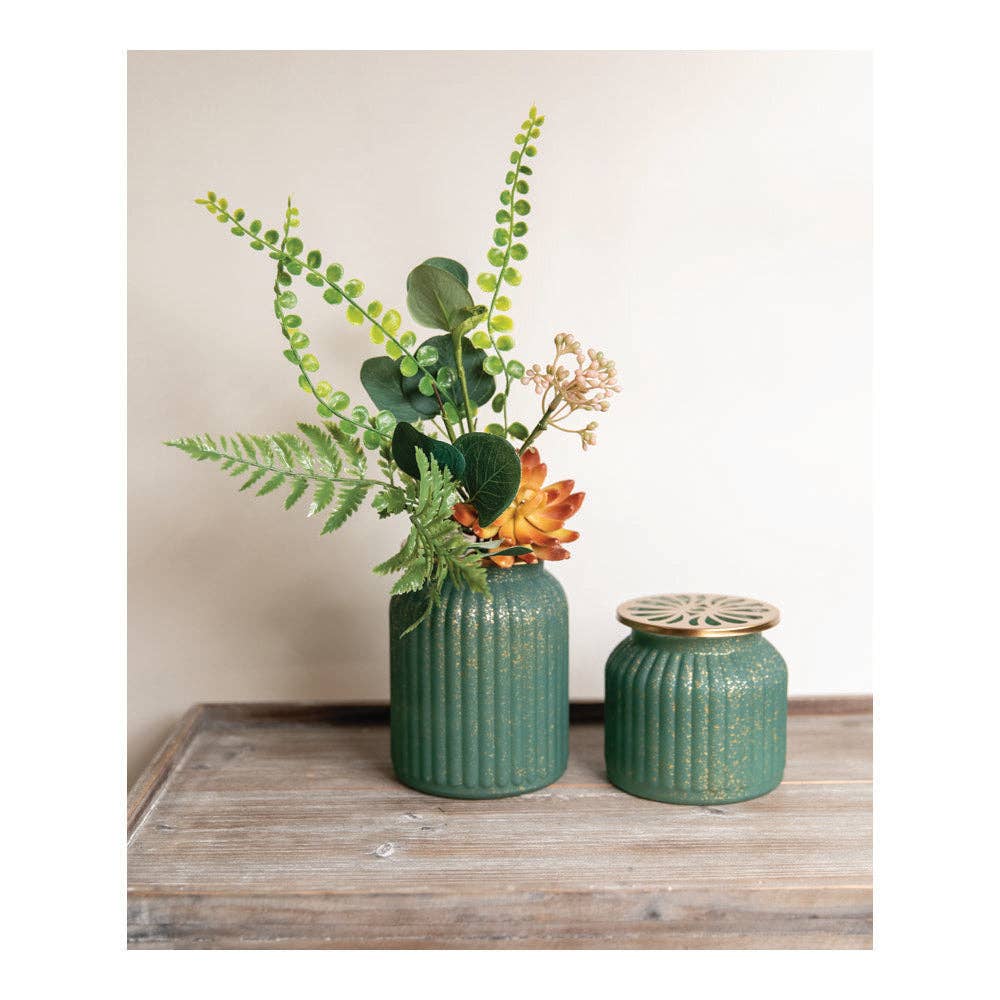 Manual Woodworkers and Weavers, Inc. - Wholesale Decorative Jar - Glass Jar W/Frog Lid -Lg- Set/6