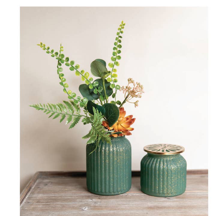 Manual Woodworkers and Weavers, Inc. - Wholesale Decorative Jar - Glass Jar W/Frog Lid -Lg- Set/60