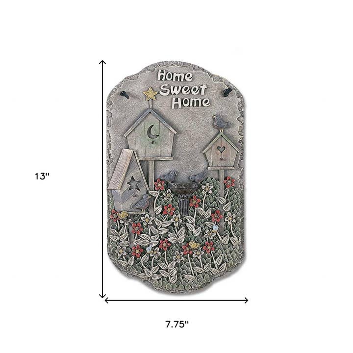 HomeRoots – wholesale Sign – Home Sweet Home Indoor Outdoor Resin Welcome Wall Decor3