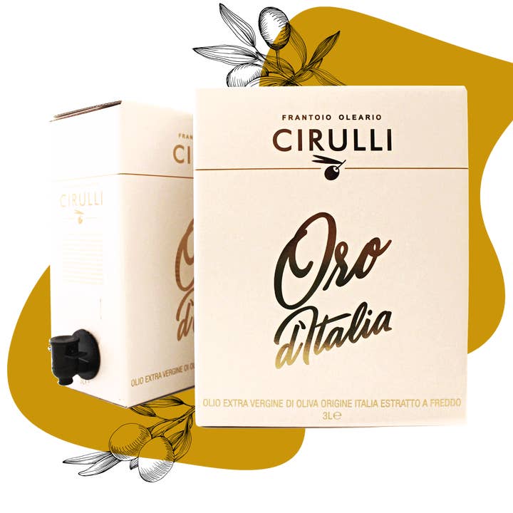 Olio Cirulli – wholesale Olive oil – Bag in Box of EVO Oil • 3 Liters0