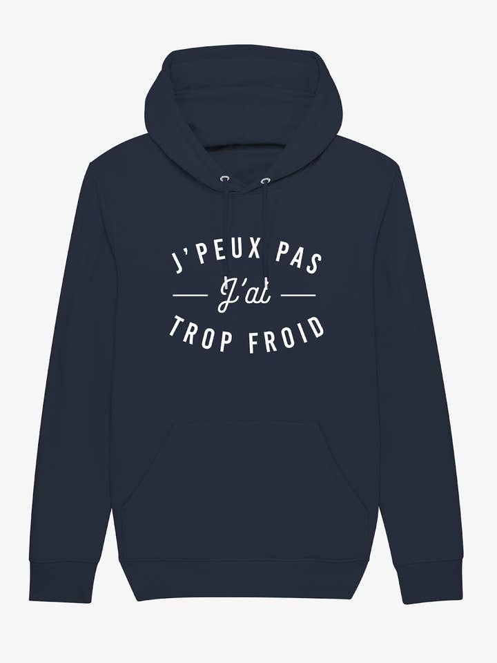 Mænds voksen sweatshirt - Jeg kan ikke, jeg er for kold for engroshandel hos Koloris