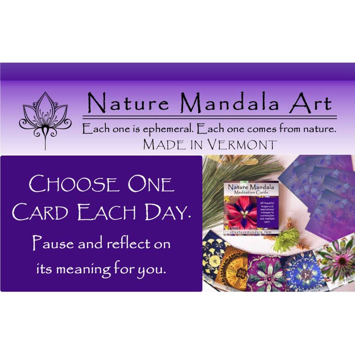 Nature Mandala Art - Wholesale Tarot Cards - Nature Mandala Meditation Oracle Deck :: 45 Flower Designs5