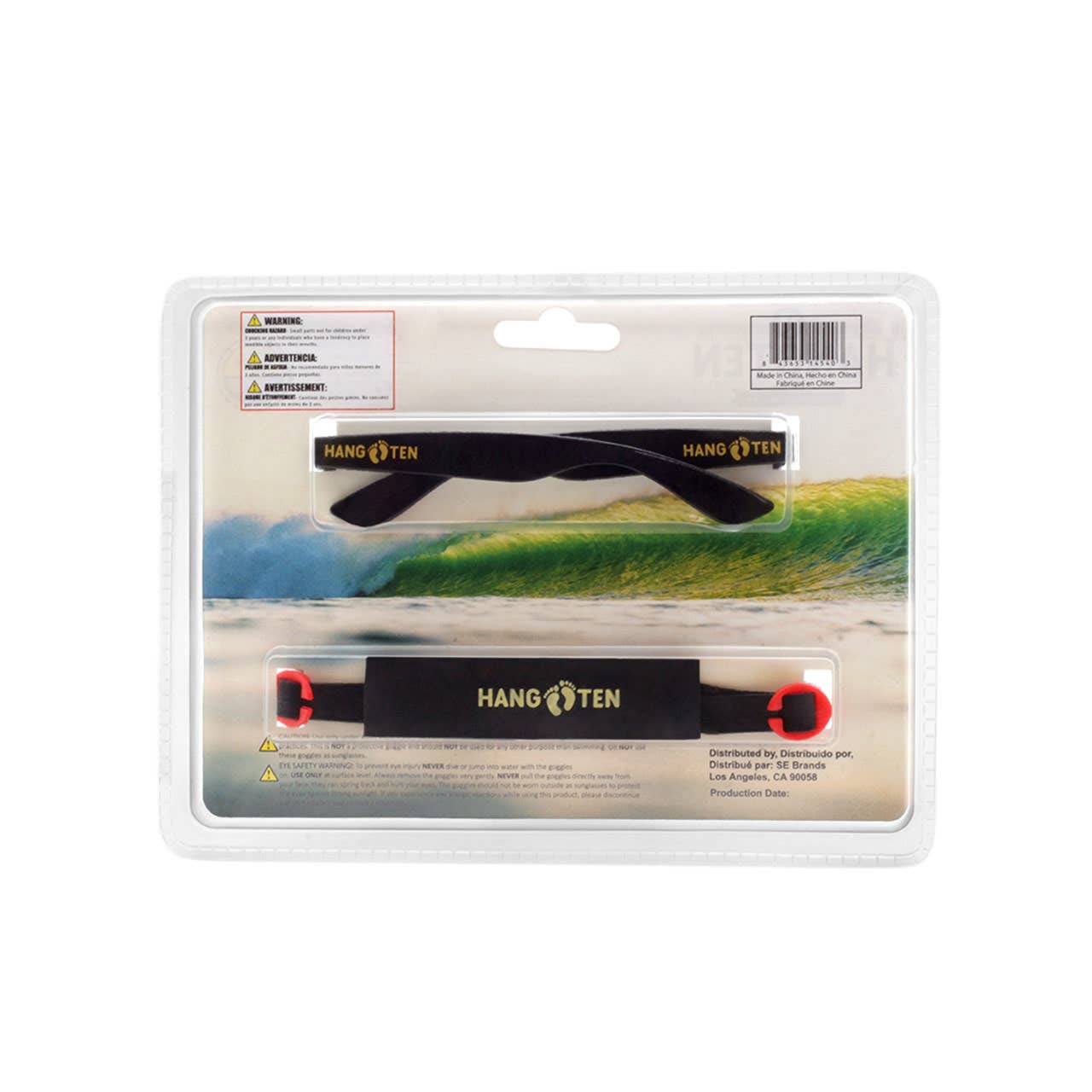 Shark Eyes, Inc - Wholesale Sunglasses - Kids - Kids Goggles with Sunglasses Combo Set Summer Hang Ten Set1