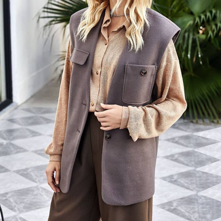 Dinazah Women Korean Style Loose Temperament Casual Button C for wholesale by Dinazah