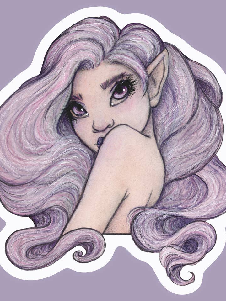 Autocolante Fadas Rosa Shy por atacado de Faeries of Glittering Glen