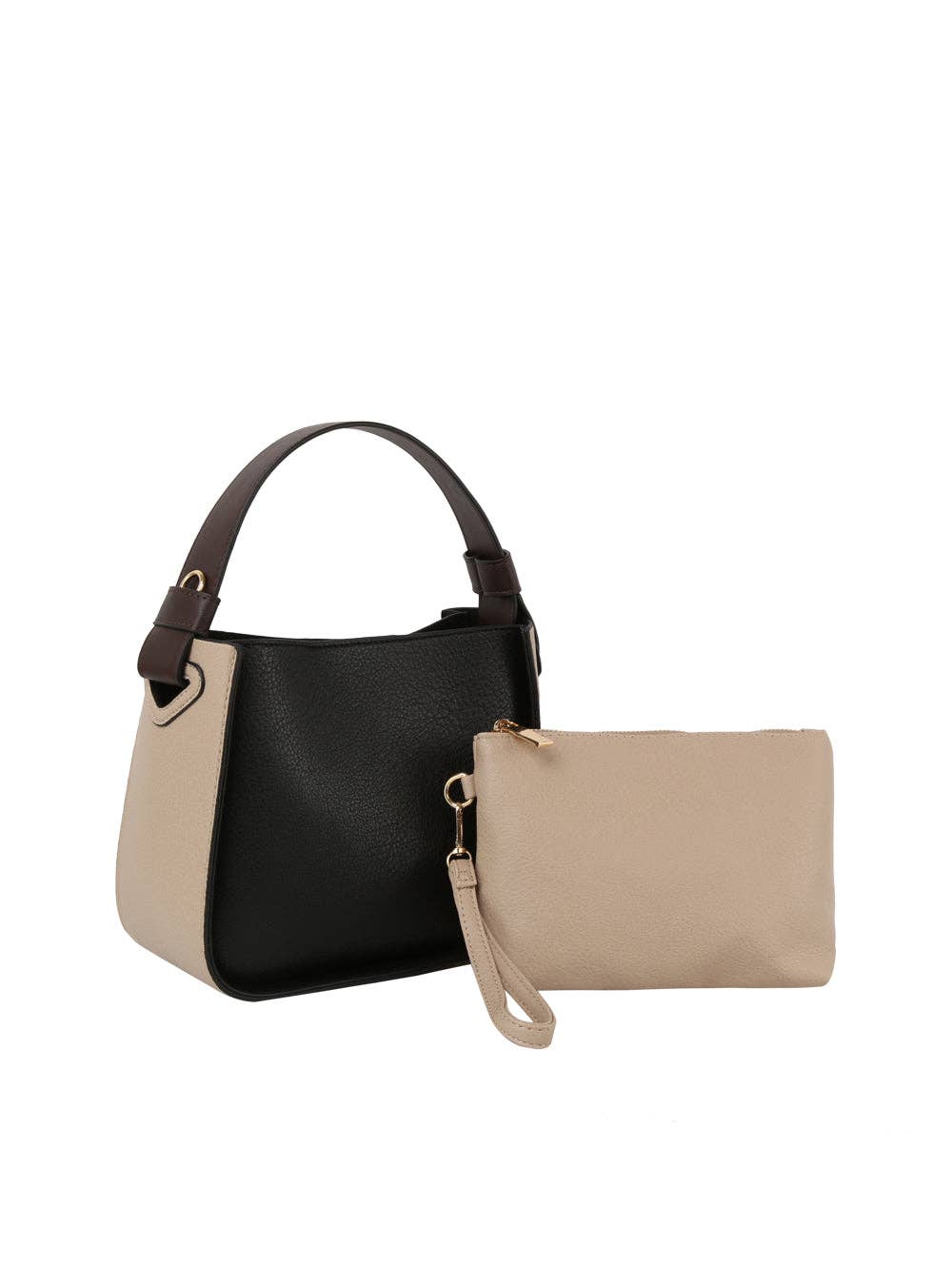 Handbag Factory Corp - Wholesale Tote Bag - Women's - 2 in 1 Women Multicolor Hobo Tote Bag and Purse Set8