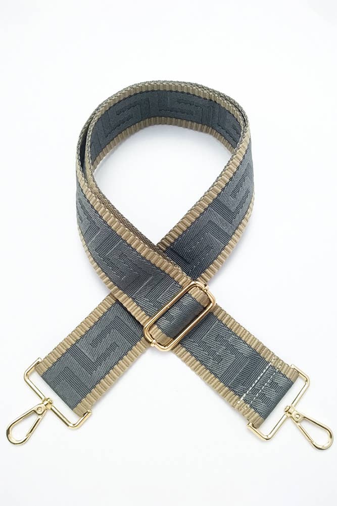 Hana - Vente Sangle pour sac – femme - Sangle pour sac à motif géométrique18