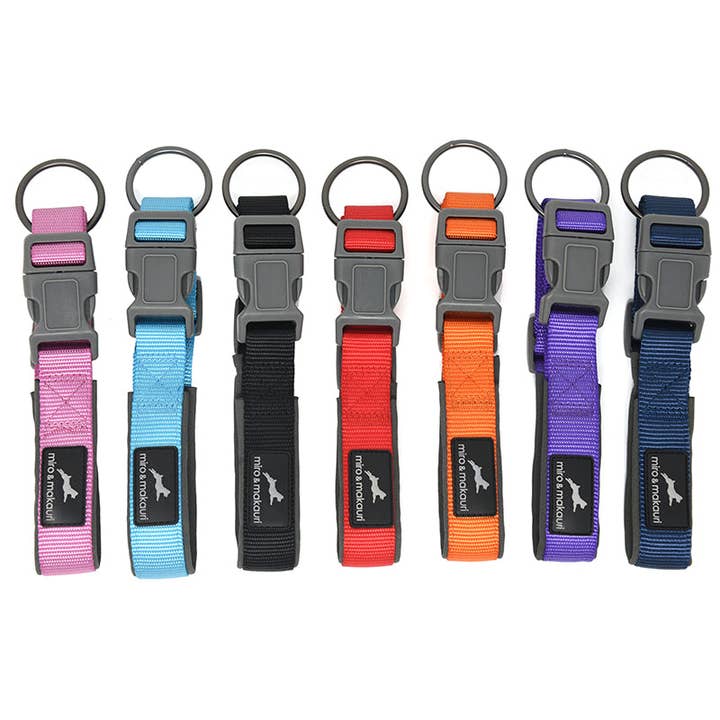 Miro & Makauri - Wholesale Pet Collar - Dog - MIro & Makauri Neoprene Padded Nylon Clasp Dog Collar