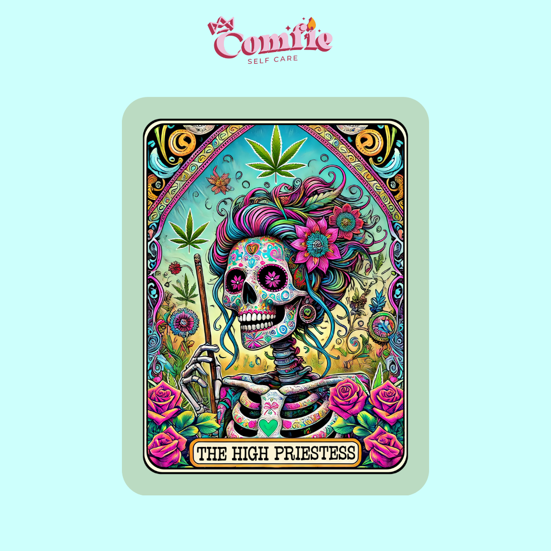 Comfie Self Care - Vente Désodorisant pour voiture – femme - Carte de Tarot - La Papesse Freshie0