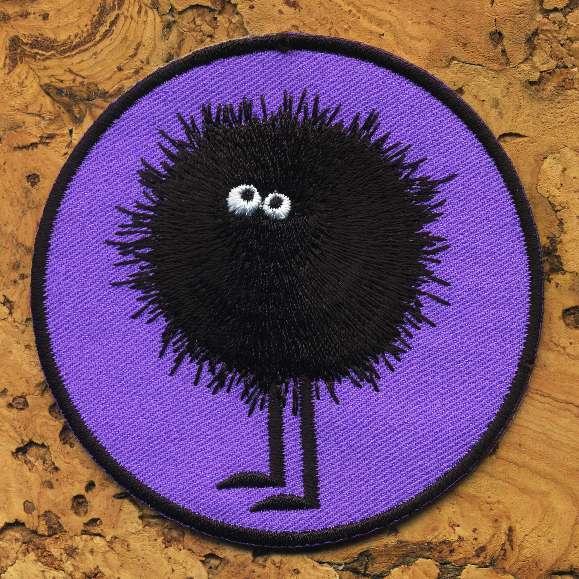 Tribal Trade GmbH - Wholesale Patch - Purple furry head patch 8cm patch5