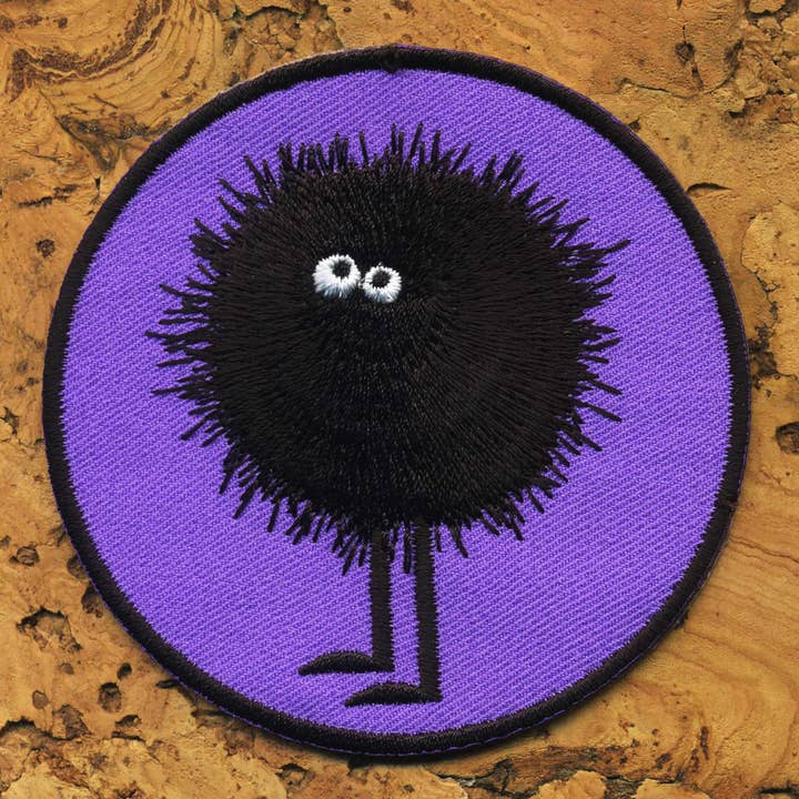 Tribal Trade GmbH - Wholesale Patch - Purple furry head patch 8cm patch5