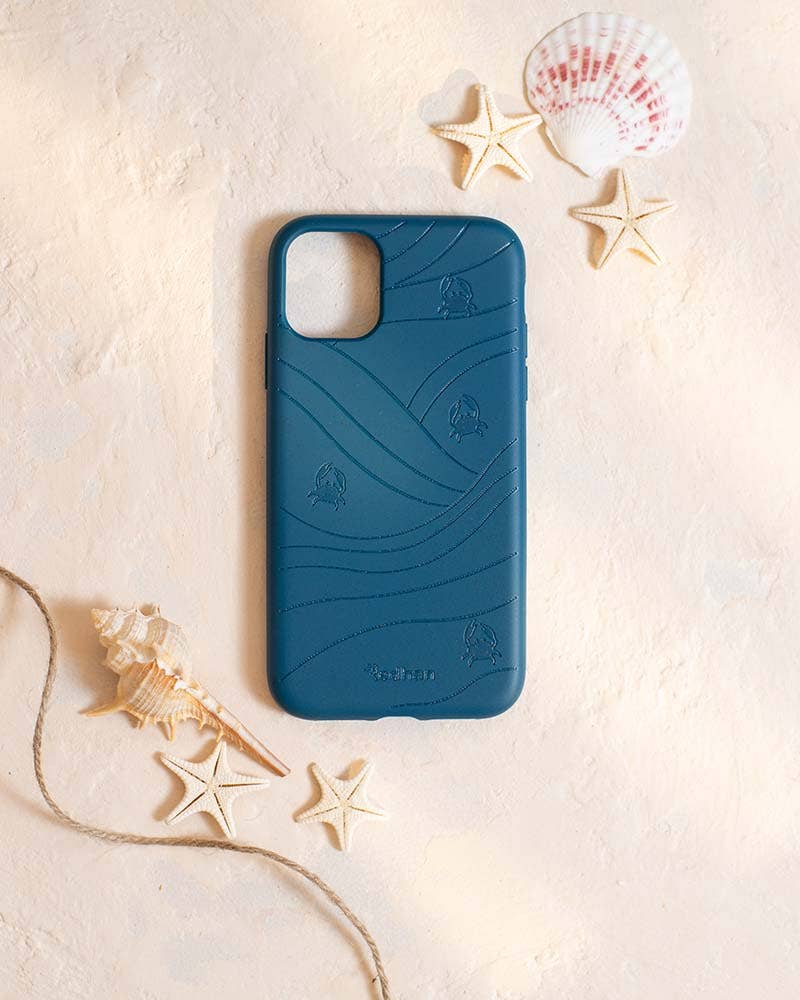 Redhan - Wholesale Phone Case - Unisex - Biodegradable and Eco-friendly Phone Case in Navy Blue Crabs5