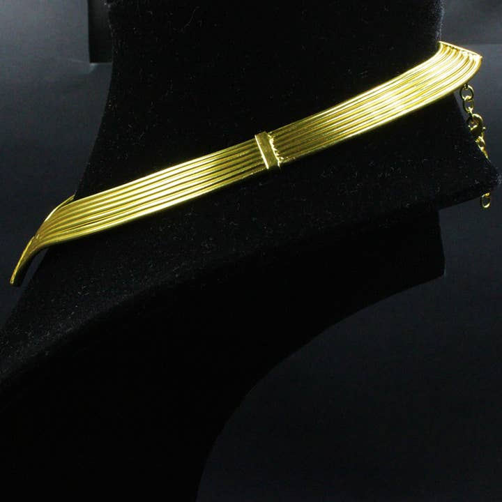 LA MAR - Wholesale Choker/Collar - VALQUIRIA choker gold-plated4