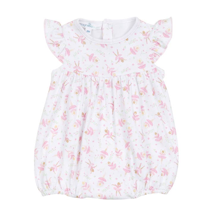 Magnolia Baby - Wholesale Bodysuit (Non-Footed) - Baby - Twinkle Toes Print Bubble