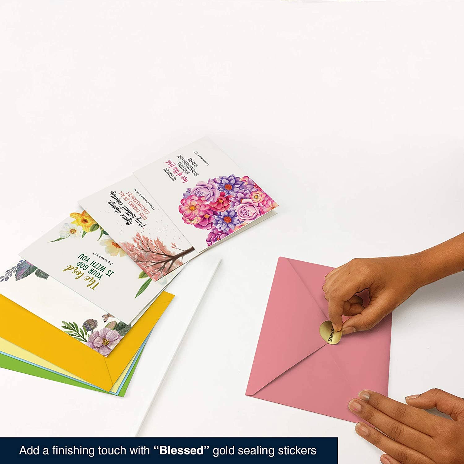 Dessie - Wholesale Religious Card - Dessie® 60 Inspirational Christian Cards with Uplifting Verses and Designs, 4” x 6”5