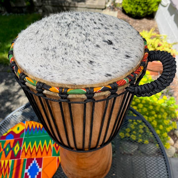 Jamtown - Wholesale Musical Instrument - African Djembe Drum Small Cow 2