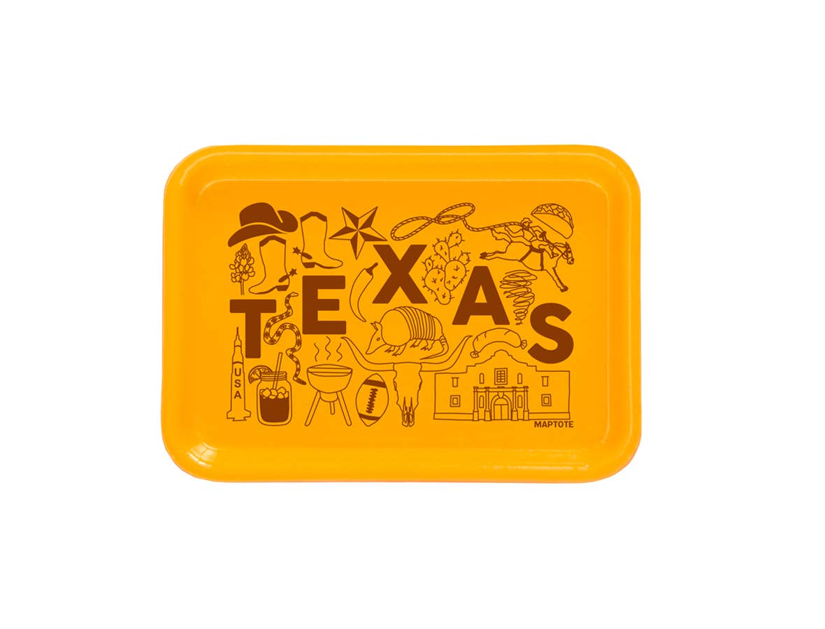 Maptote - Wholesale Decorative Tray - Texas Small Tray