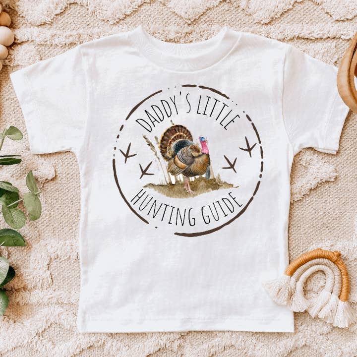 Daddy's Little Hunting Guide Turkey Tee Shirt for wholesale by AvaryMaeInspirations