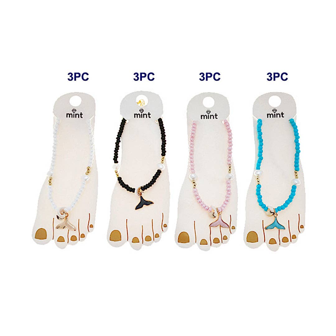 Atlas Fashion - Wholesale Anklet - Beaded Shell Anklet1