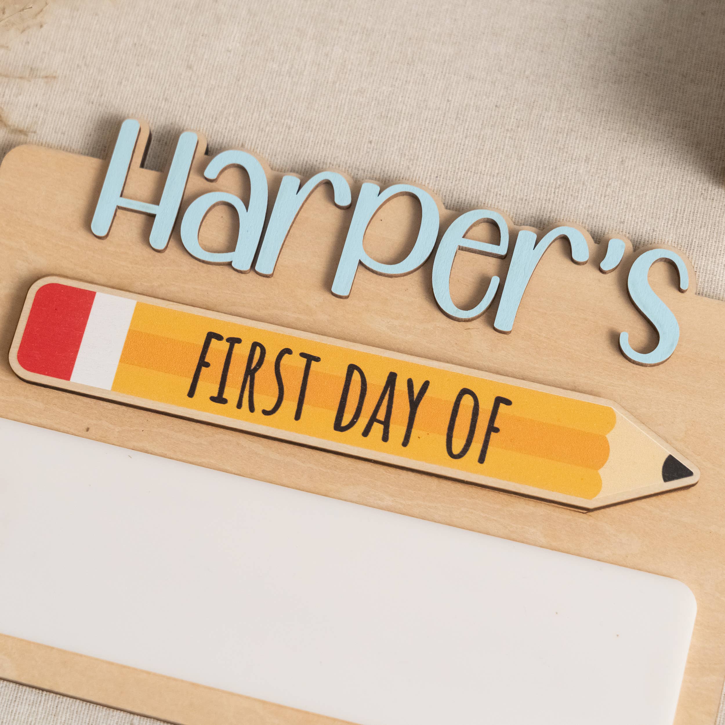 BearCrafts – wholesale Christmas Wall Art – First Day School Sign For Capturing Milestone Memories Y8612