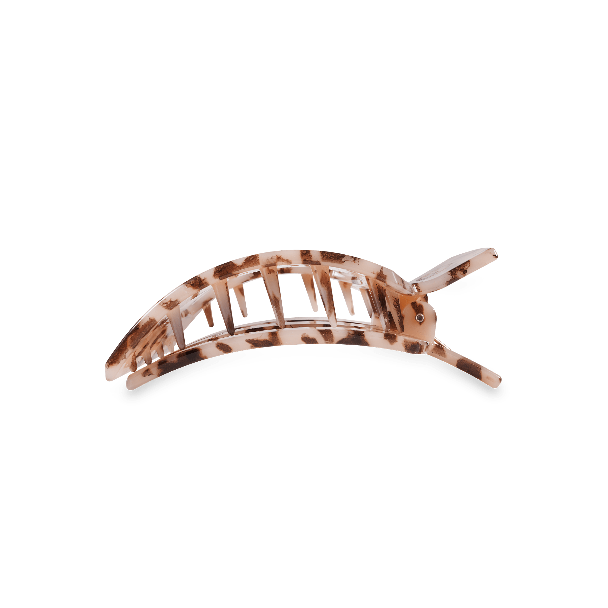 VIAI Beauty - Wholesale Hair Clip - Women's - Blonde Tortoise Medium Flat Square Hair Clip2