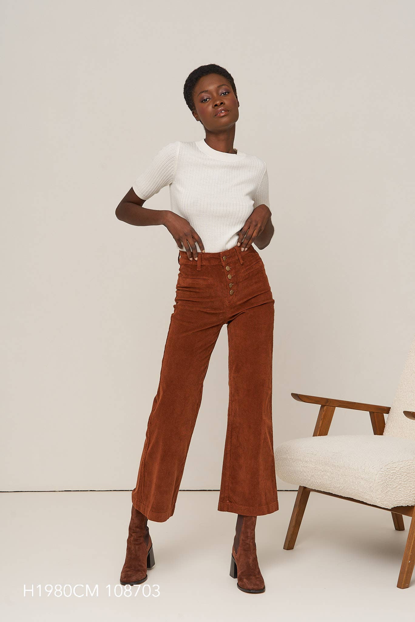 Oraije Paris - Wholesale Pants - Women's - Valentina velvet wide pants24