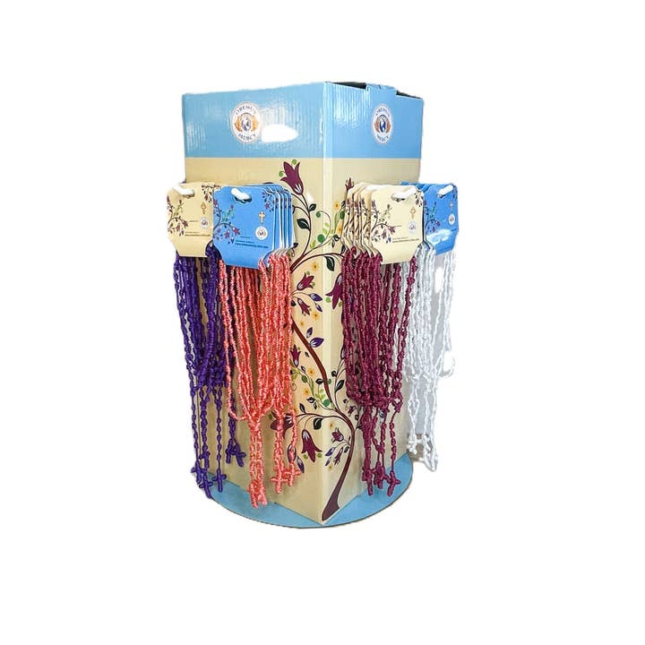 Oremus Mercy - Vente Présentoir – accessoires - Tour d'affichage de chapelet en corde