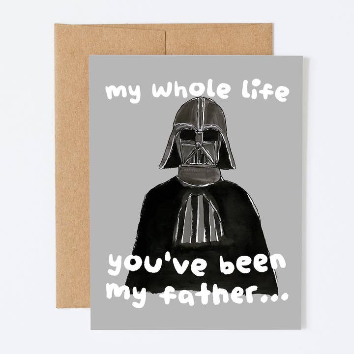 Darth Vader Vatertagskarte | Karte für Papa für den Großhandel von Silly Goose Greeting Co.