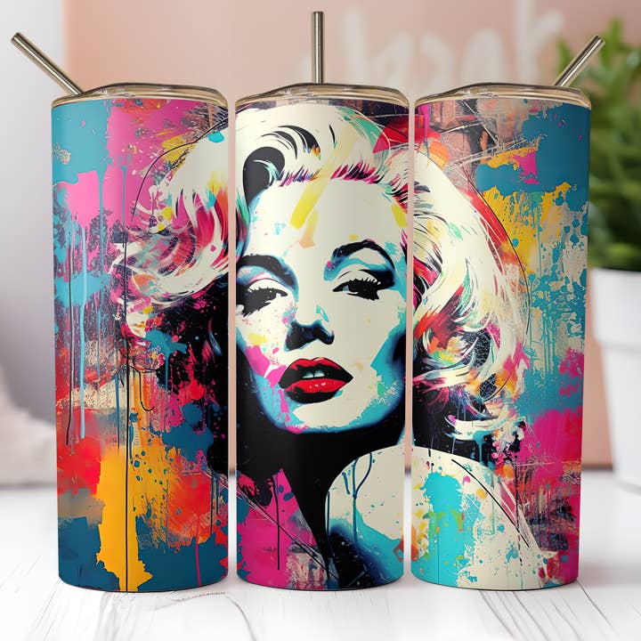 Gobelet Marilyn Graffiti pour la vente par FloBama Girls Wholesale