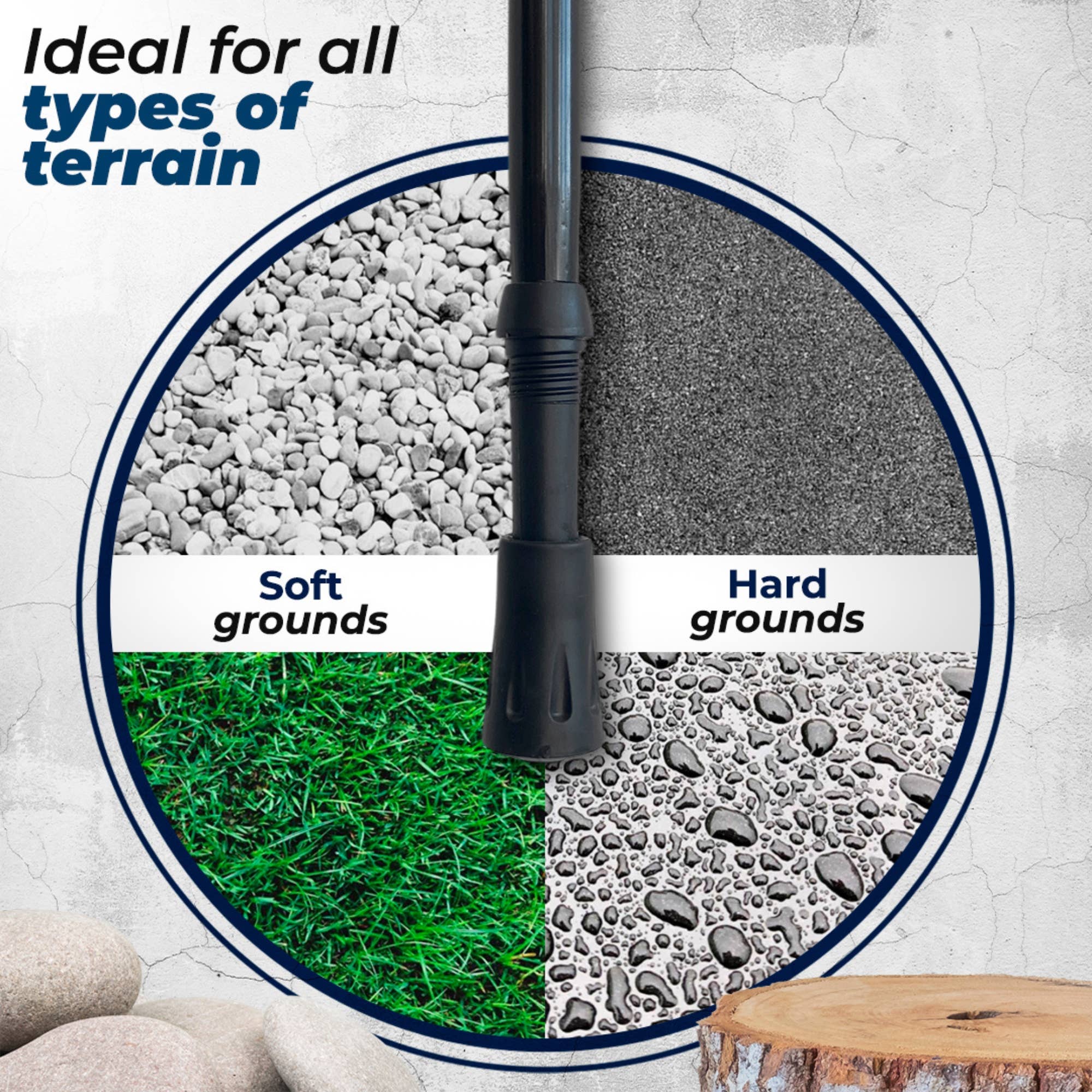 Segorbina BASTONES - Wholesale Sporting Accessories - Rubber grips for universal trekking and hiking pole 12mm4