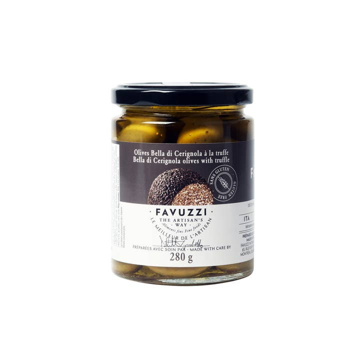Bella Di Cerignola Olives With Truffle for wholesale by Favuzzi (USA)