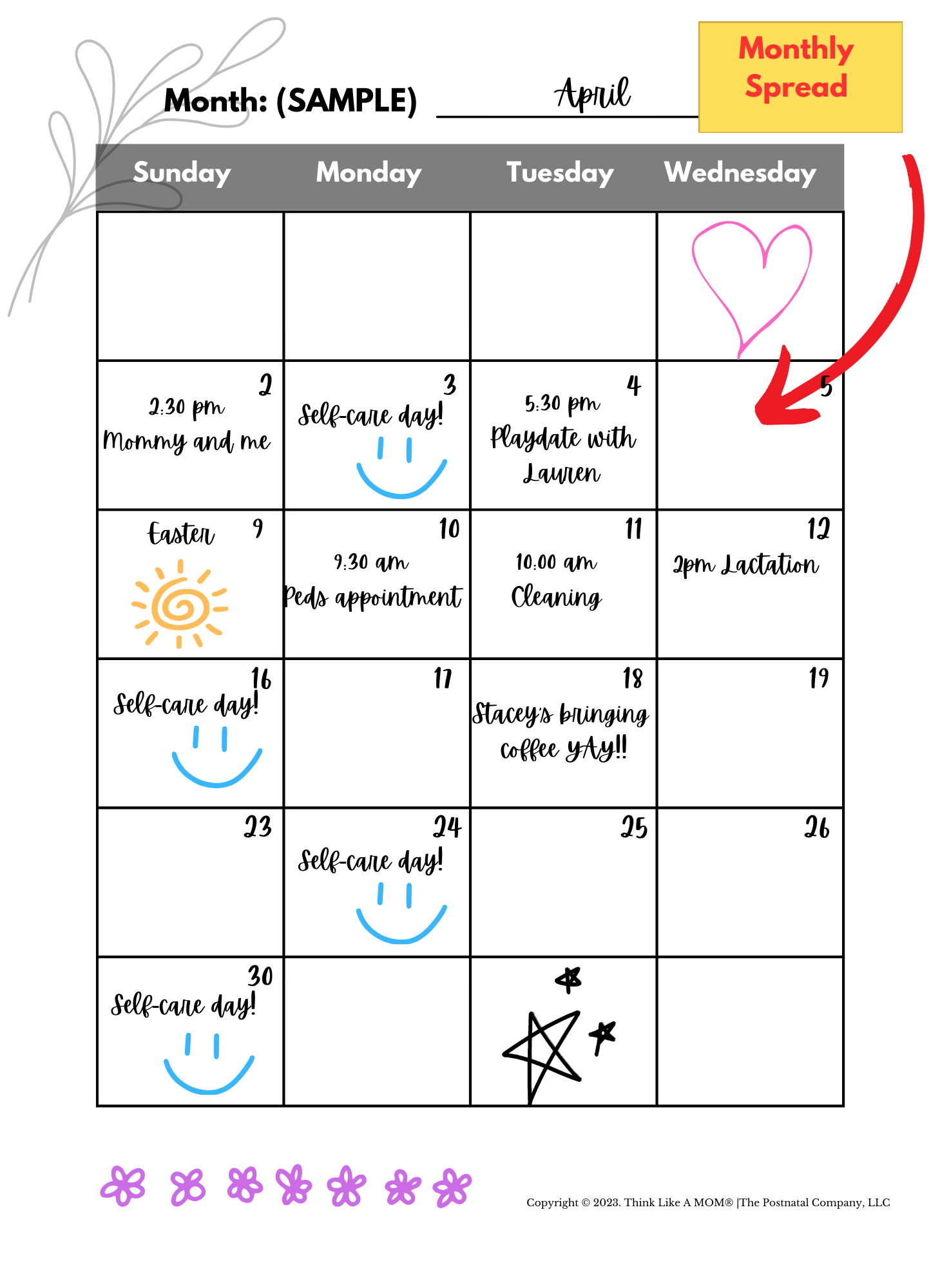 Think Like A Mom - Wholesale Planner - White Label/ Private Label Postpartum Planner5