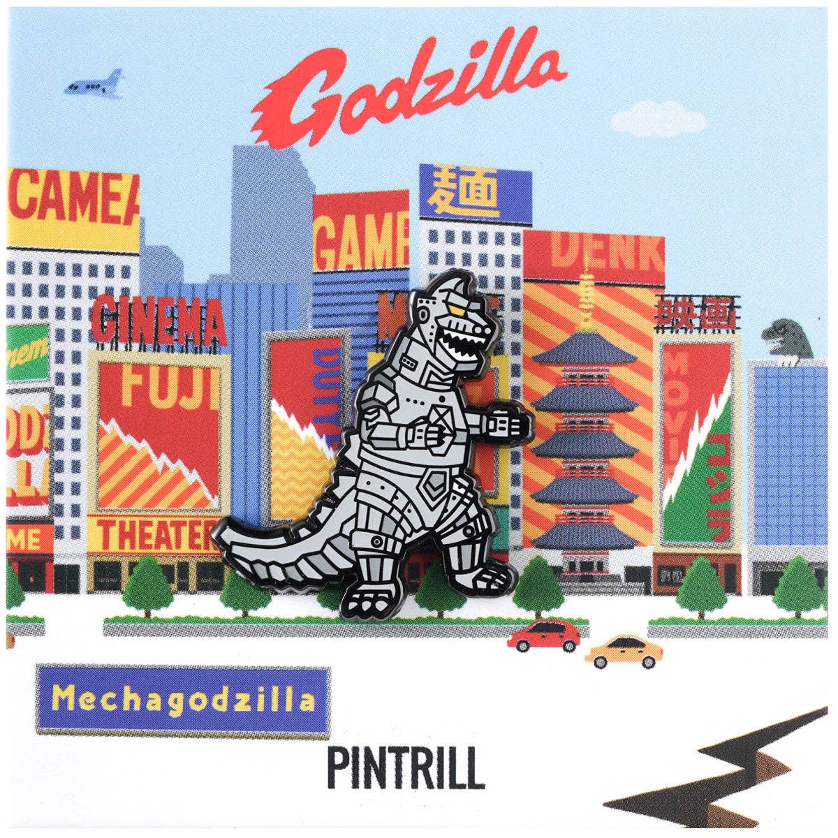 PINTRILL - Wholesale Lapel Pin/Button - Series 5 Mechagodzilla Pin1