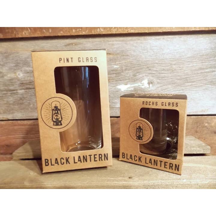 Black Lantern - Wholesale Cocktail/Liquor Glass - Vintage Butterfly Chart Whiskey Glasses