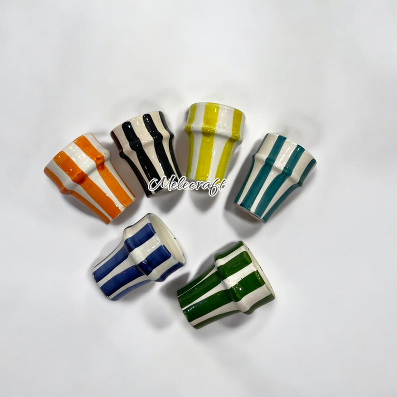 Melecraft - Wholesale Drinking Glass/Cup - Handmade Ceramic Drinking Cups 6