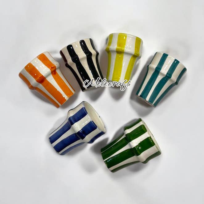 Melecraft - Wholesale Drinking Glass/Cup - Handmade Ceramic Drinking Cups 6