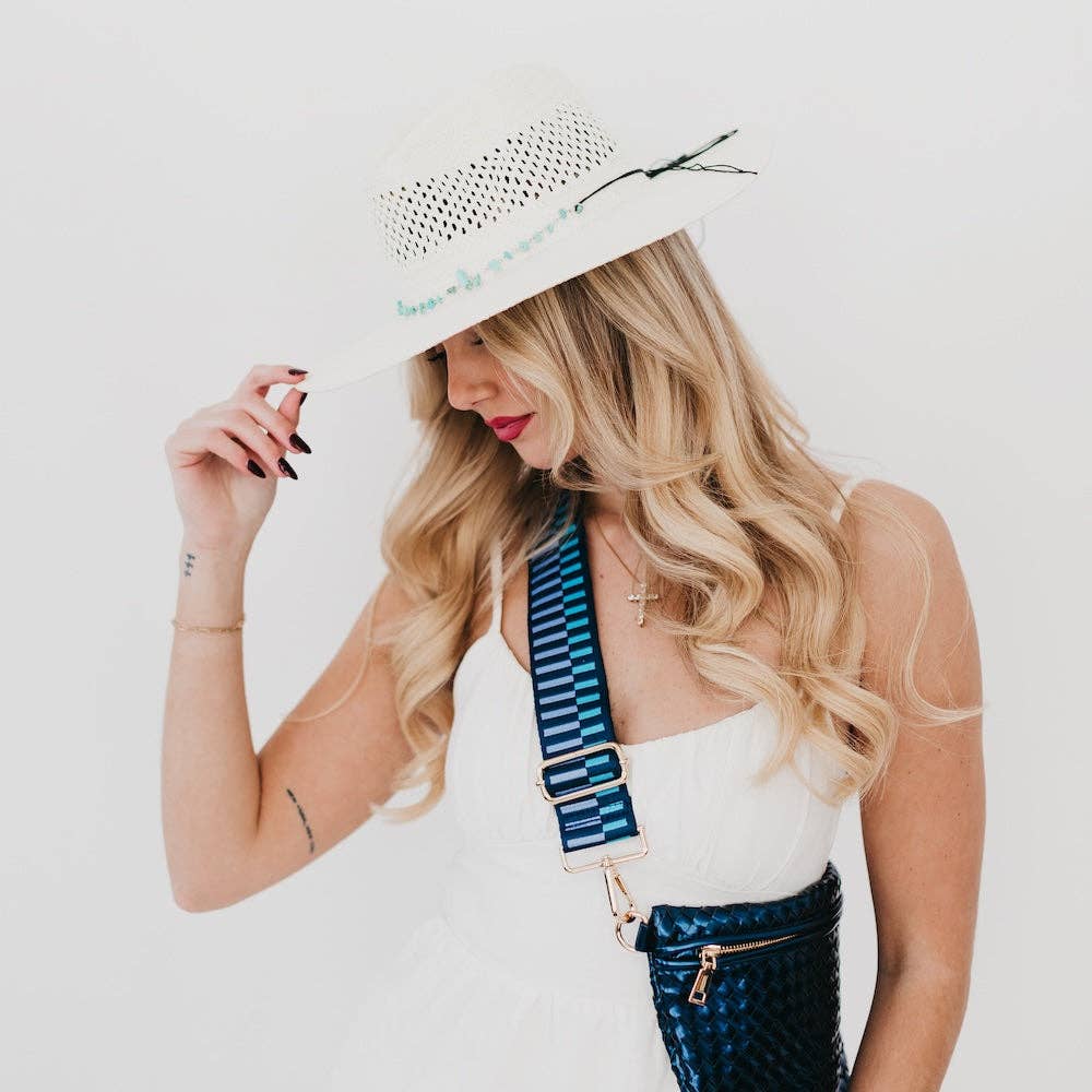 Pretty Simple - Wholesale Strohoed - Dames - Shell Beach Western Zonhoed2