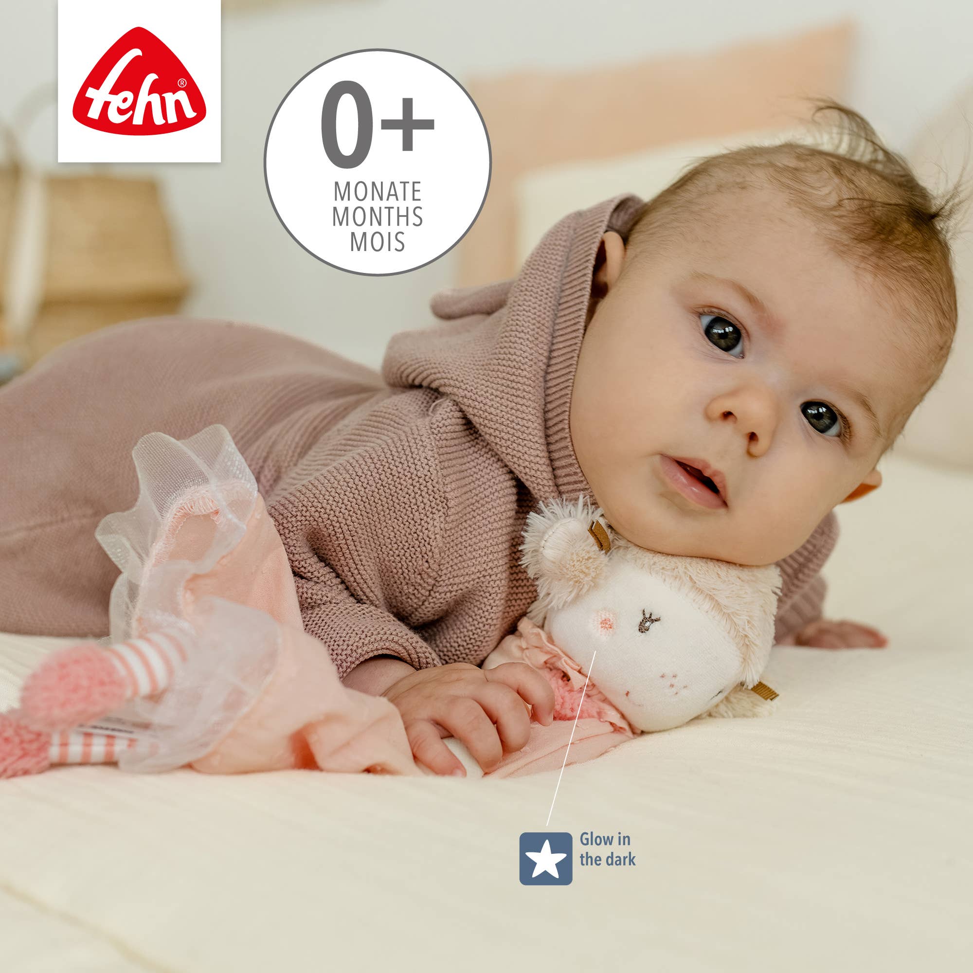 Fehn - Vente Couverture douillette – bébé - Doudou fée - aide au sommeil et compagnon câlin2