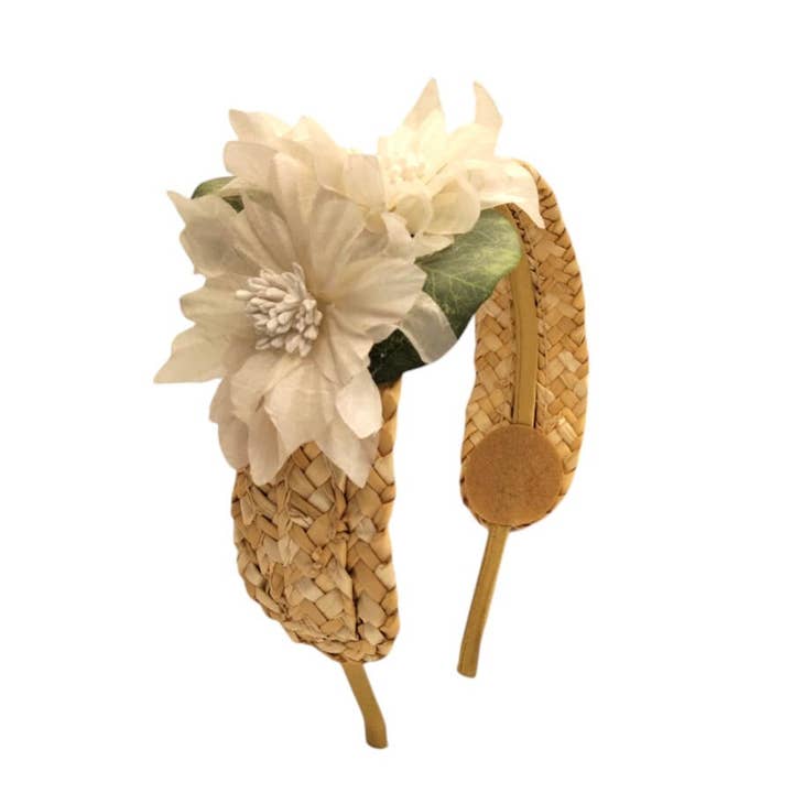 Ivory Daisies Headband for wholesale by Flormoda
