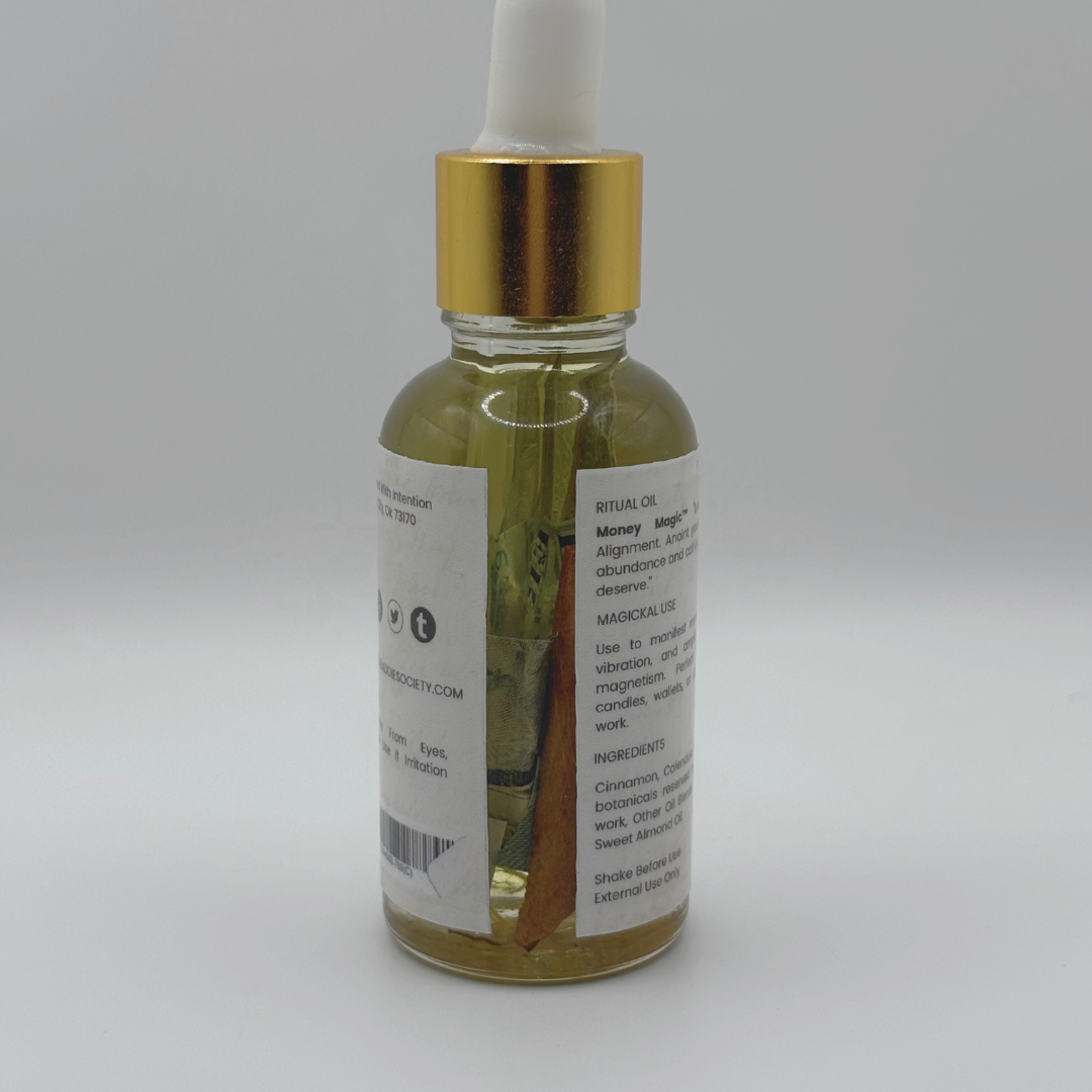 Sacred Baddie Society - Wholesale Meditation supplies - Money Magic™ Ritual Oil2