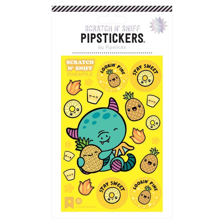 Pineappley Ever After Scratch 'n Sniff for wholesale by Pipsticks