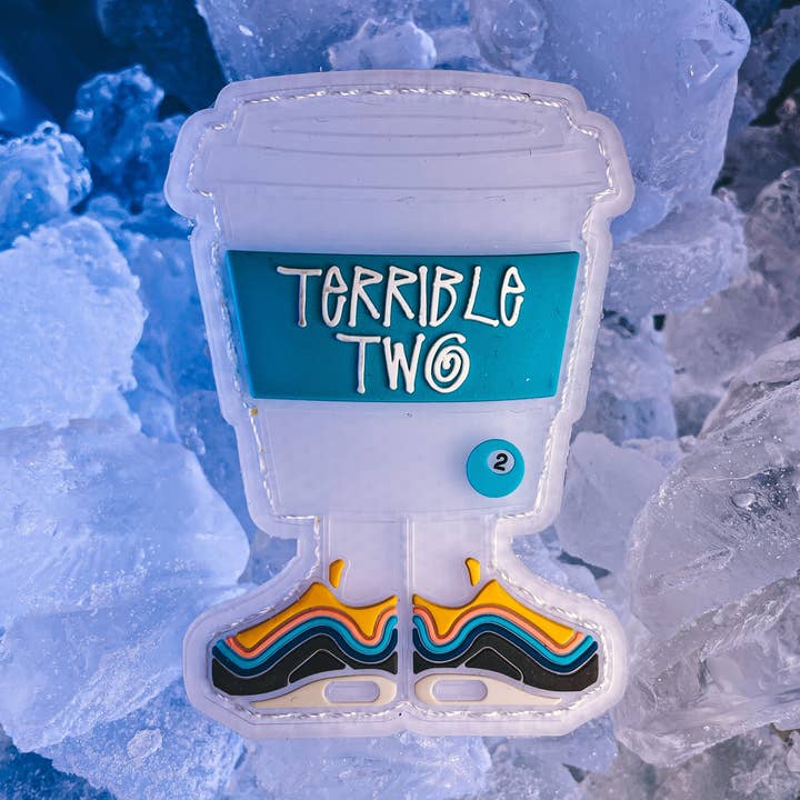 Terrible parche de aniversario de dos años para venta al por mayor de Coffee Dude