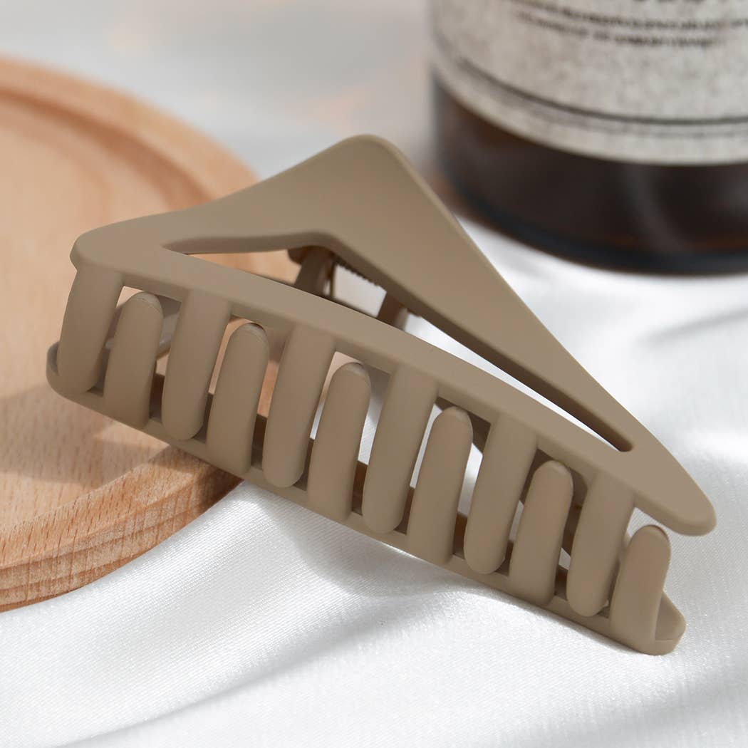 SoapElenGlen - Wholesale Hair Clip - Women's - French Geometric Hollow Triangle Hair Claw Clip21