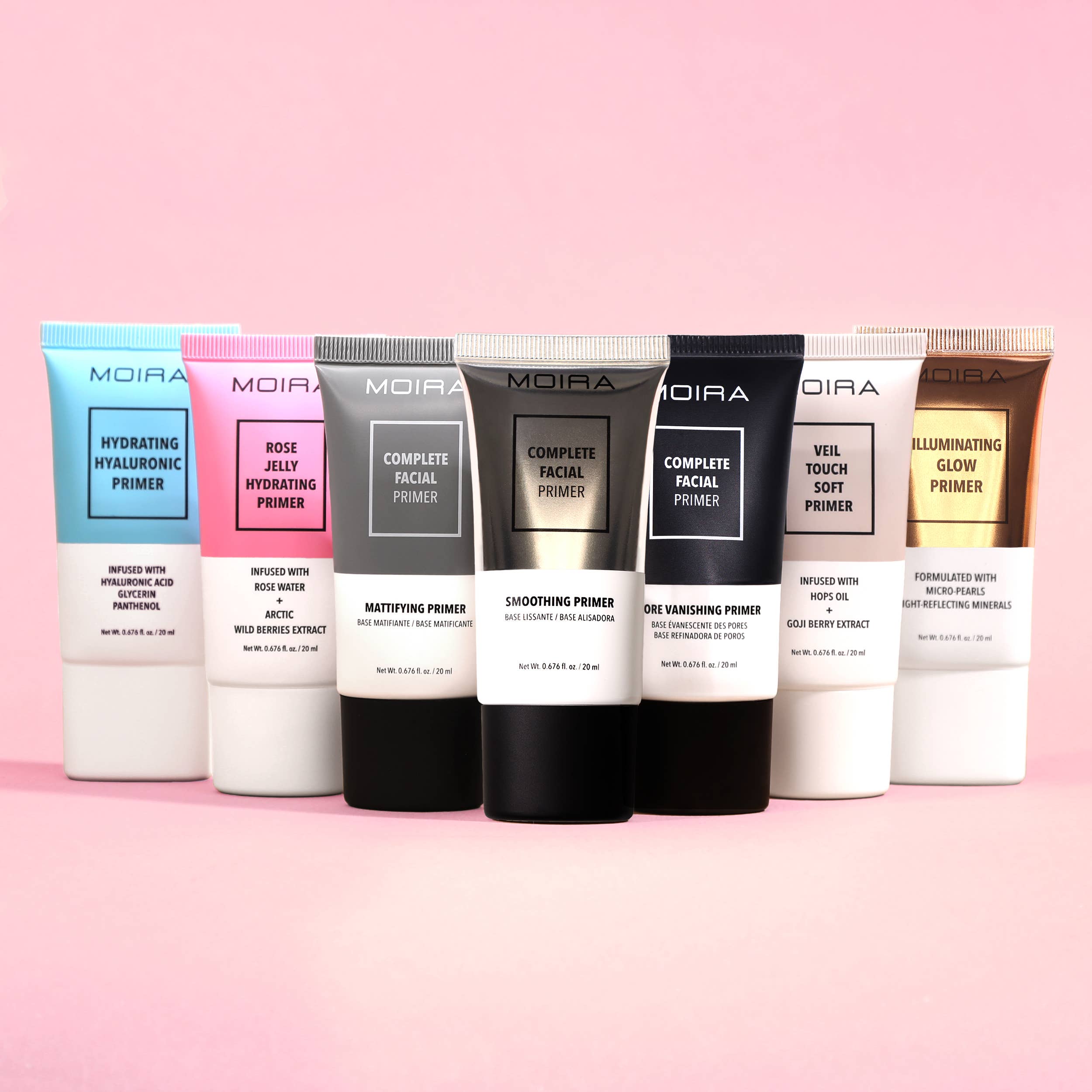 Moira Cosmetics - Wholesale Face Makeup Primer - Moira Makeup Primer Display 36pcs1