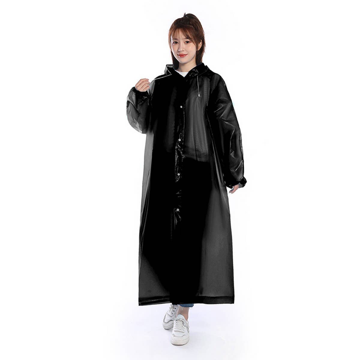 NINEXIS - Wholesale Raincoat - Women's - CWMM1493_PEVA REUSABLE HOODED RAINCOAT3